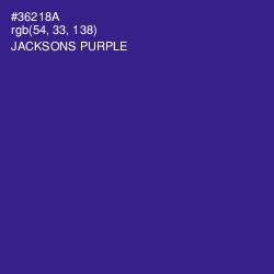 #36218A - Jacksons Purple Color Image